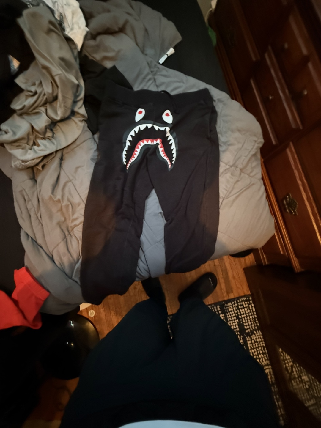 Bathing Ape BAPE Black Sweatpants