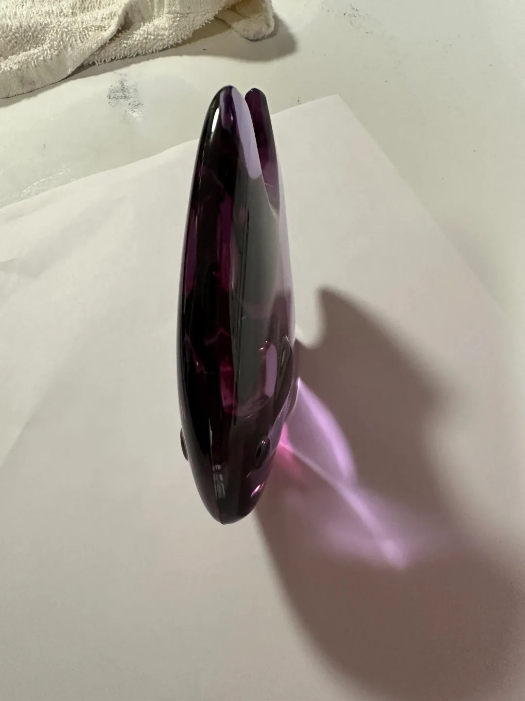 Vintage Bleikristall German Crystal Glass  Fish Paperweight image indicator(4)