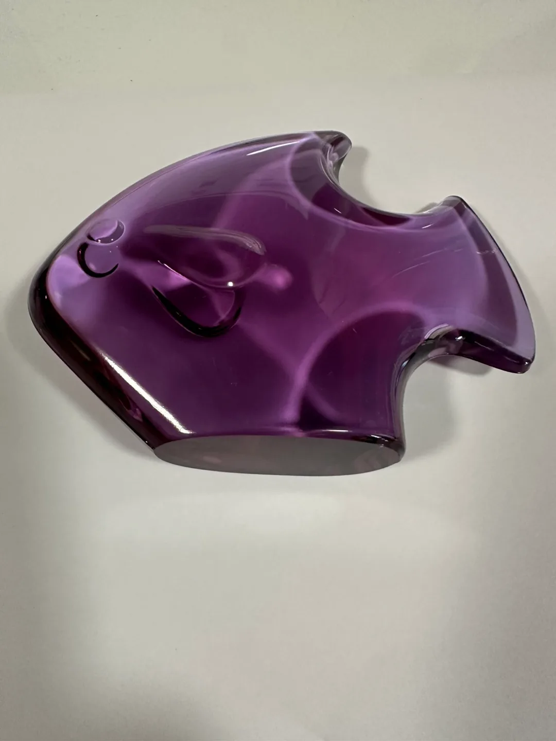 Vintage Bleikristall German Crystal Glass  Fish Paperweight image indicator(6)