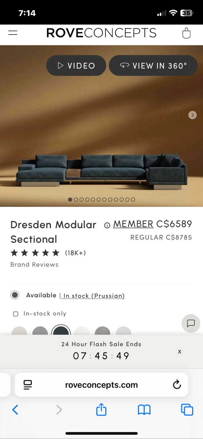 Rove Concepts Dresden Modular Sectional Sofa image indicator(3)