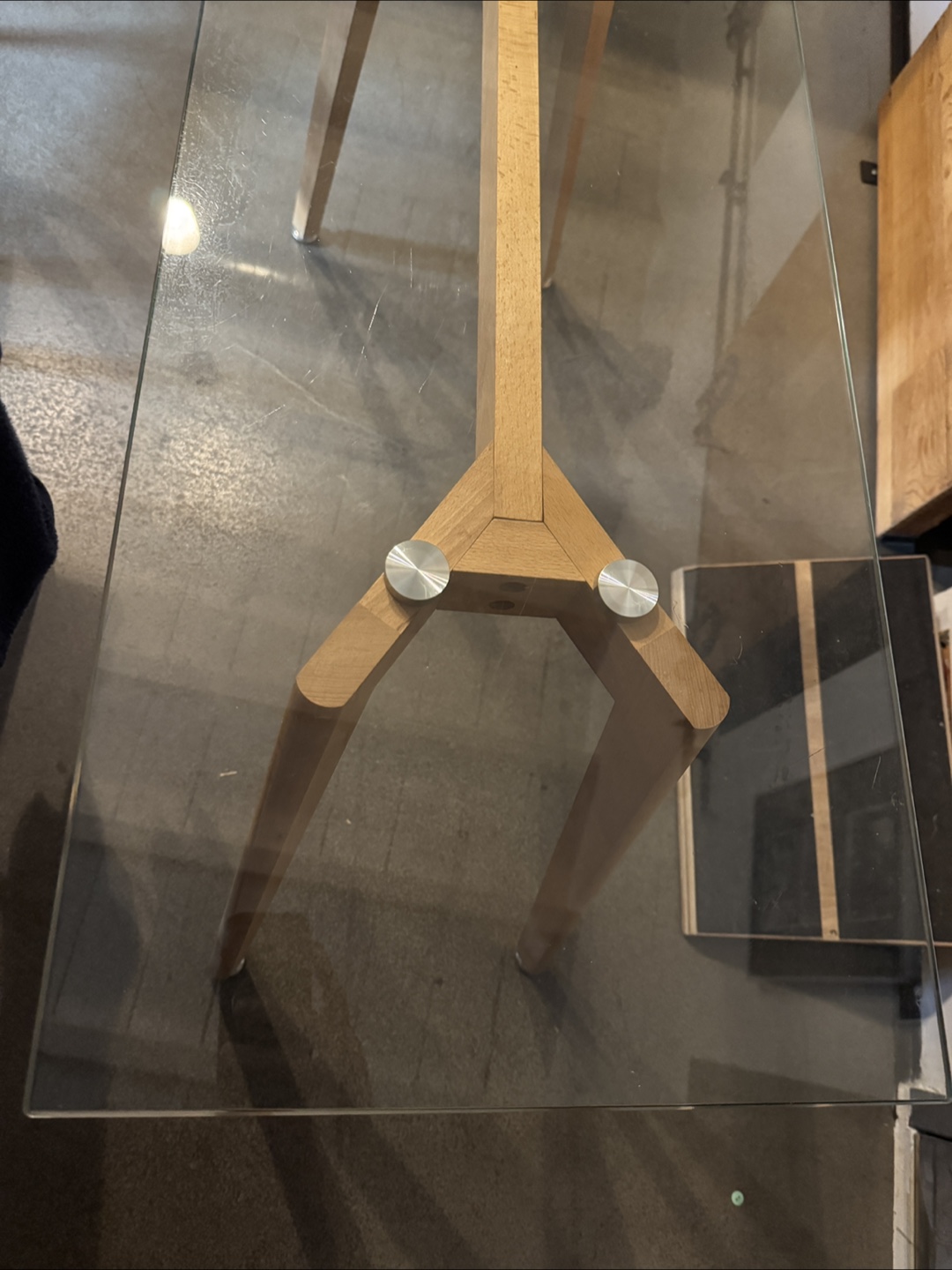 Glass Top Table