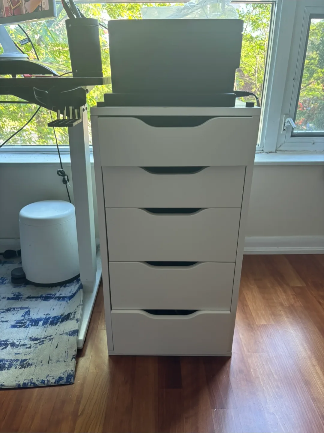IKEA Alex Drawer Unit - White thumbnail