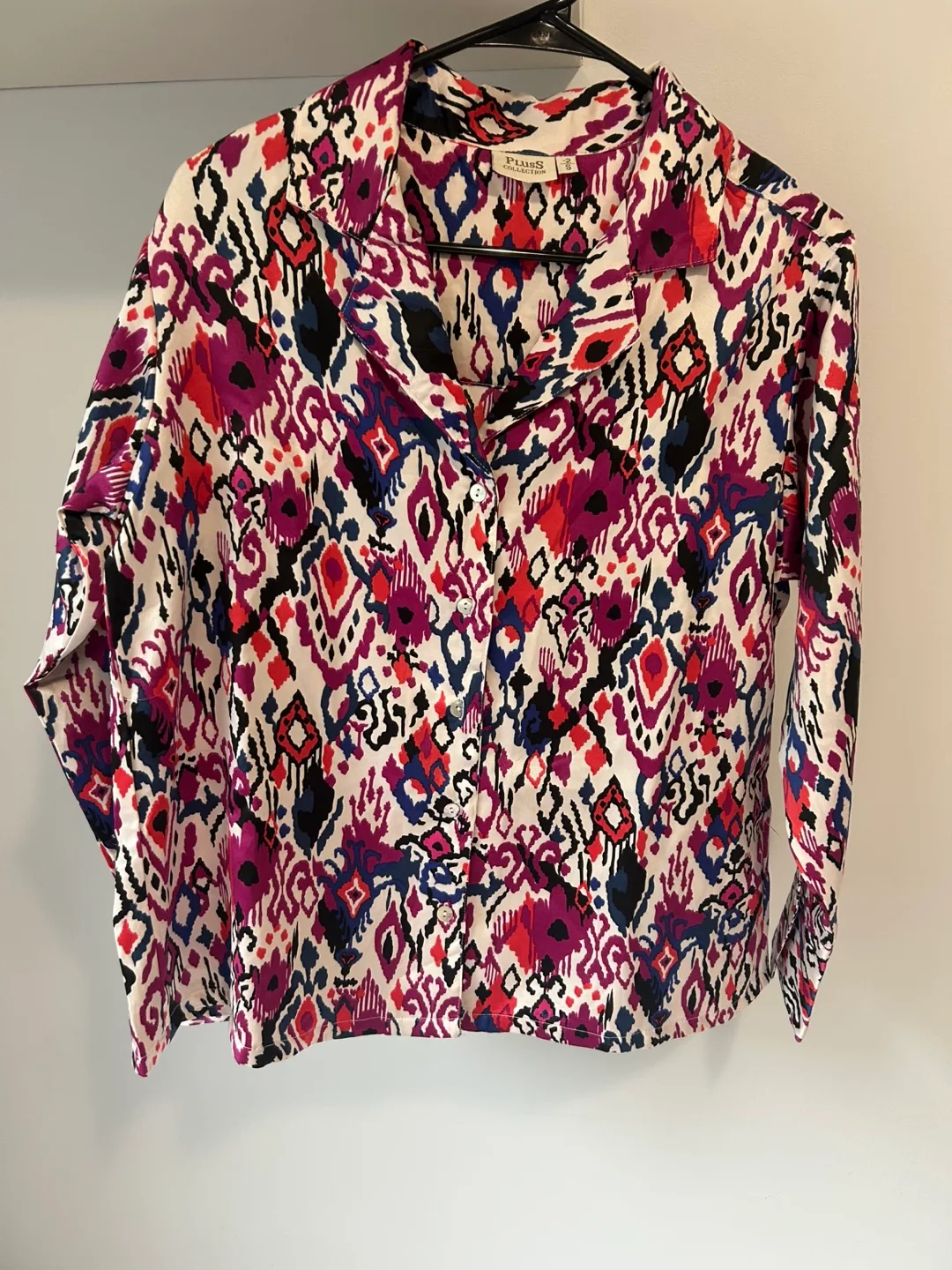 Multicolour satin shirt thumbnail