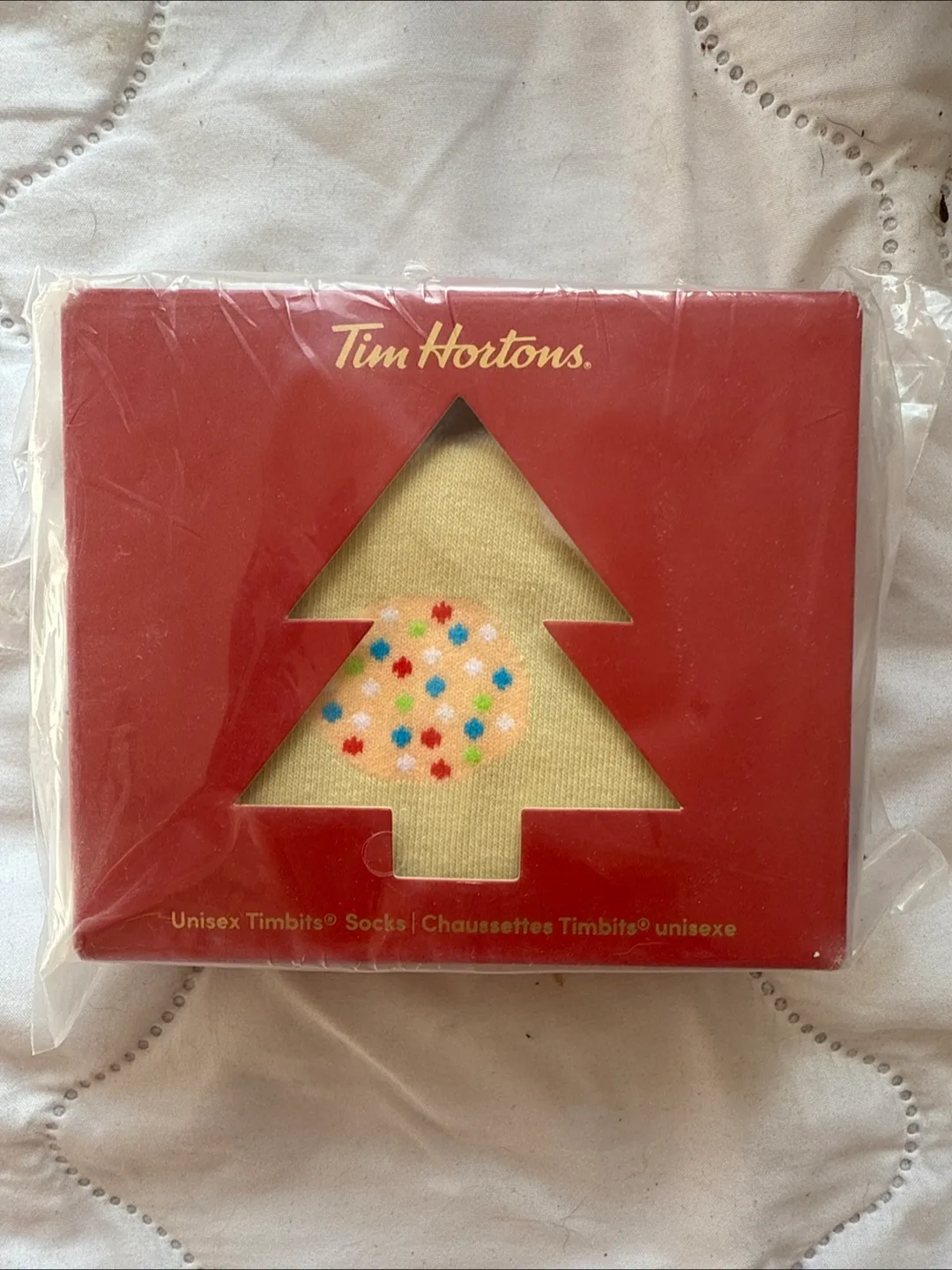 Tim Hortons Unisex Timbits Socks - New in Box! thumbnail
