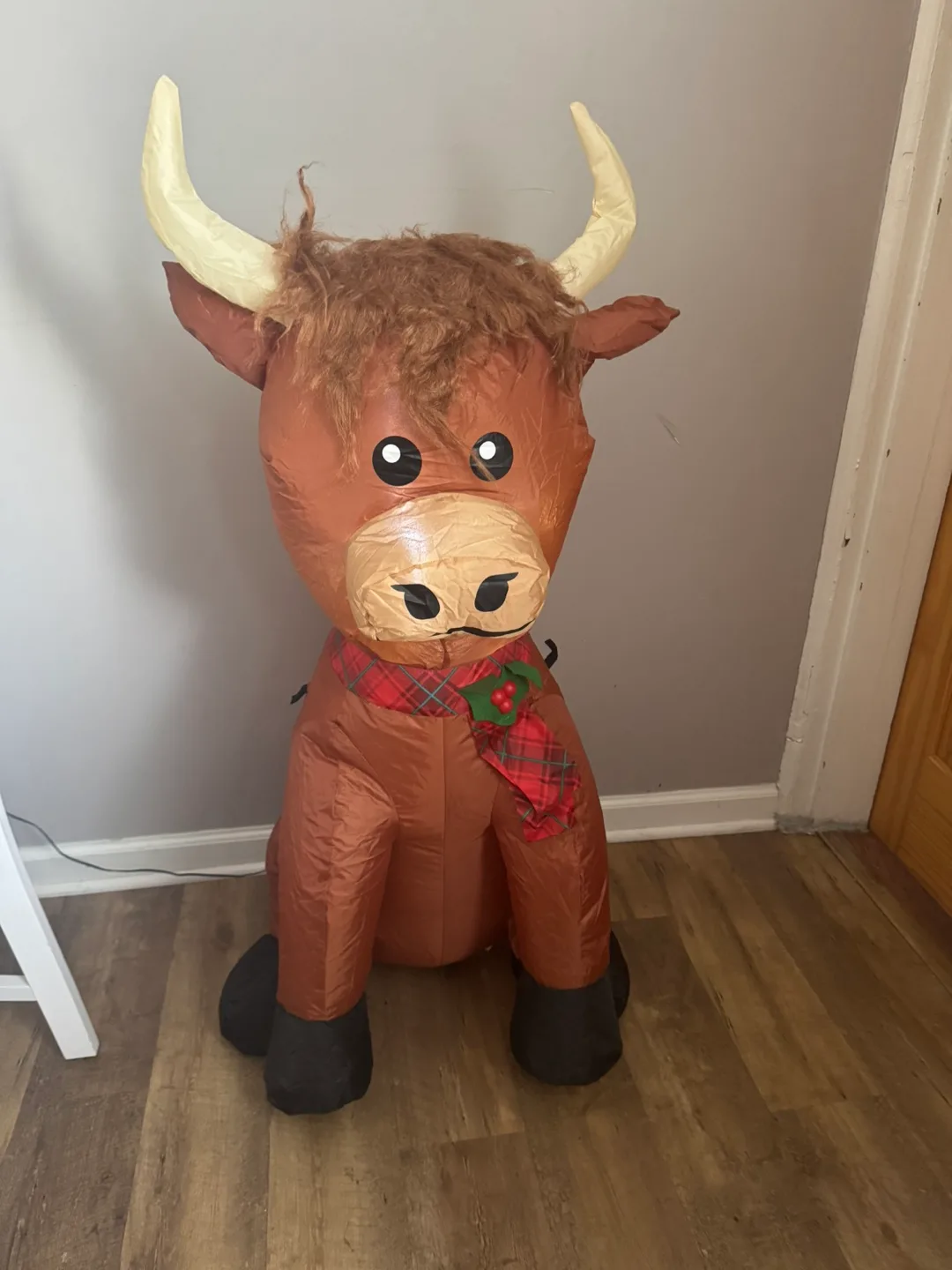 Holiday Time Highlander Cow Inflatable - 3.5ft image indicator(3)