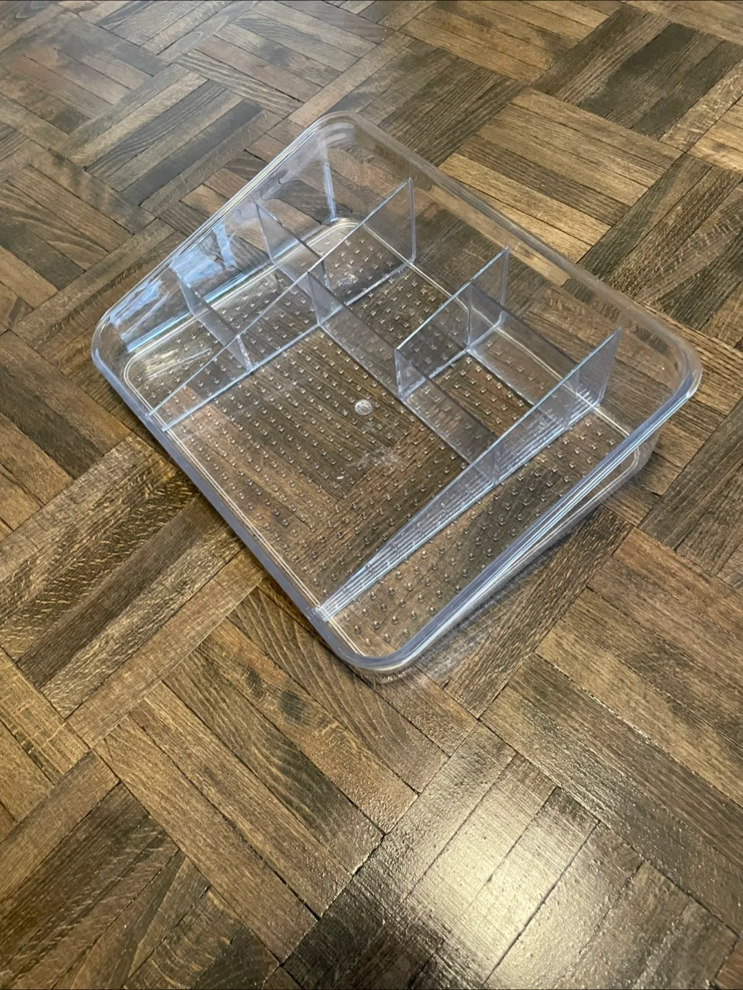 Clear Plastic Makeup Organizer Tray thumbnail
