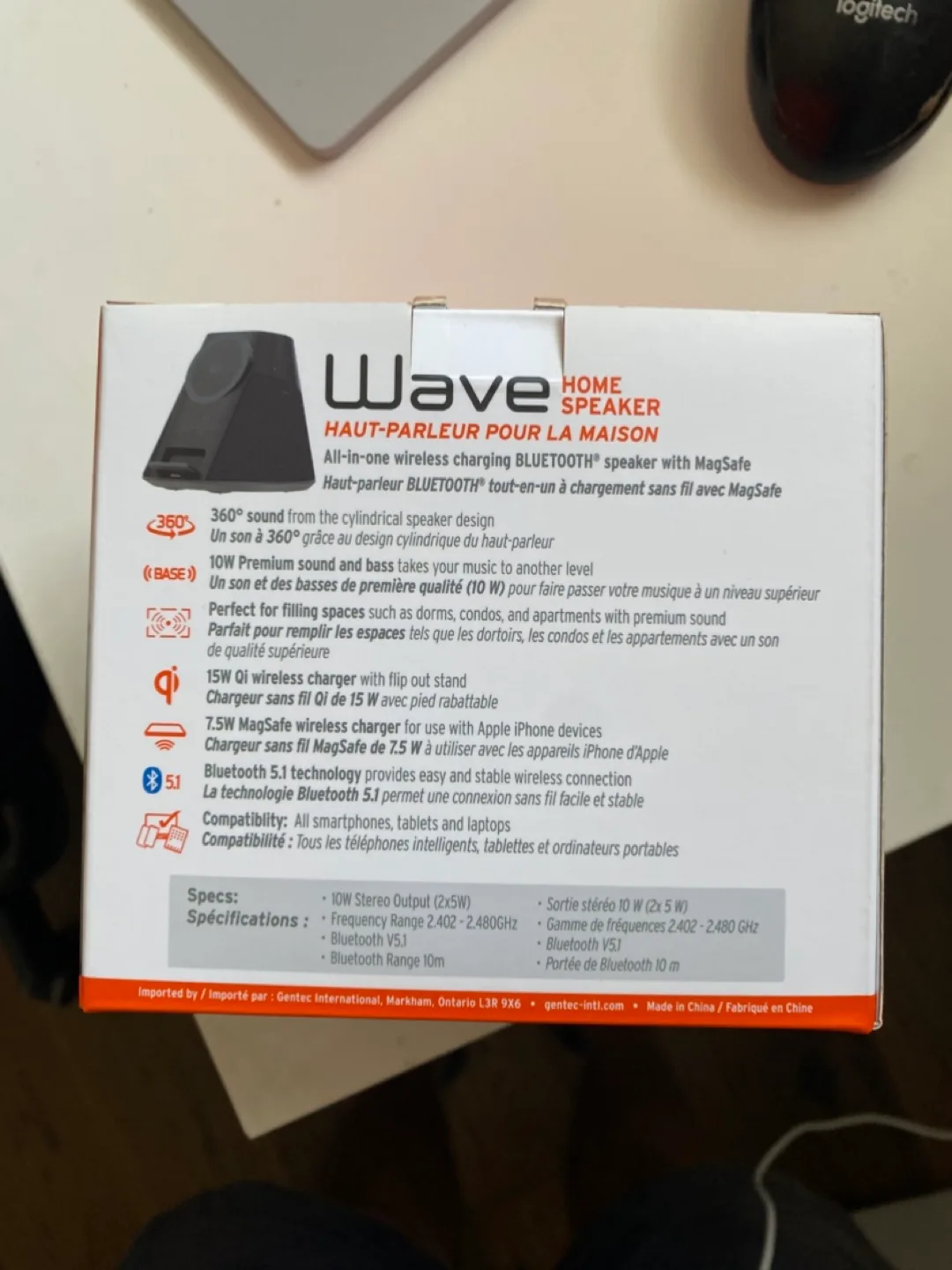 New iQ Wave Home Speaker with MagSafe Wireless Charger image indicator(2)