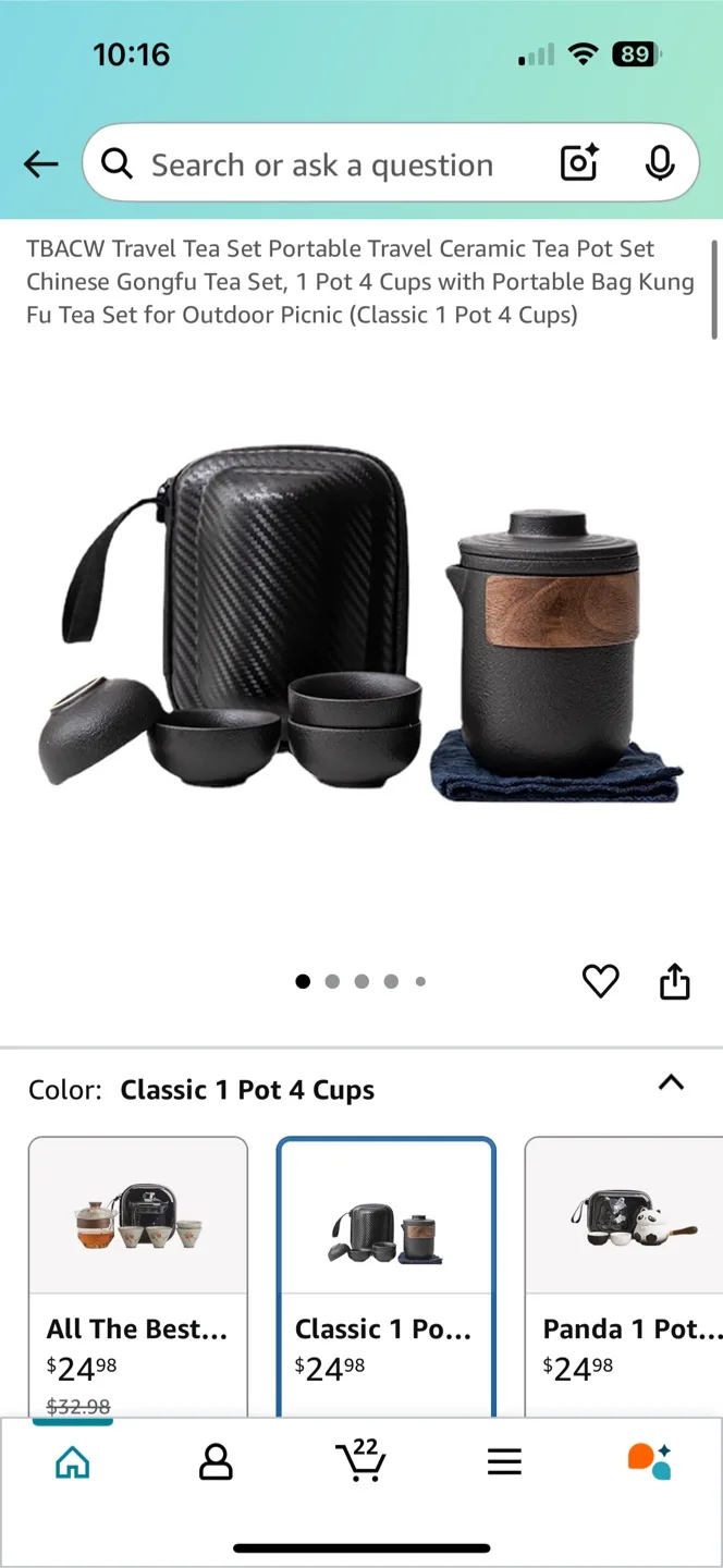Travel Tea Set - Portable Gongfu Tea Set thumbnail