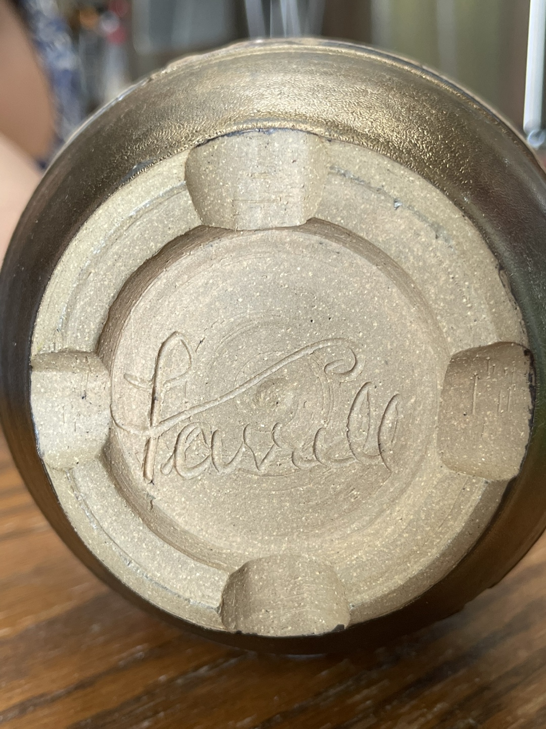 Handcrafted Pottery Vase - Signed