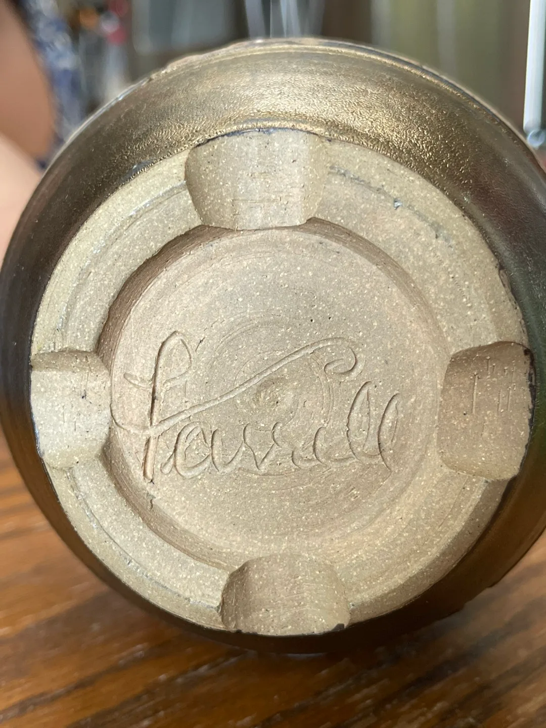 Handcrafted Pottery Vase - Signed