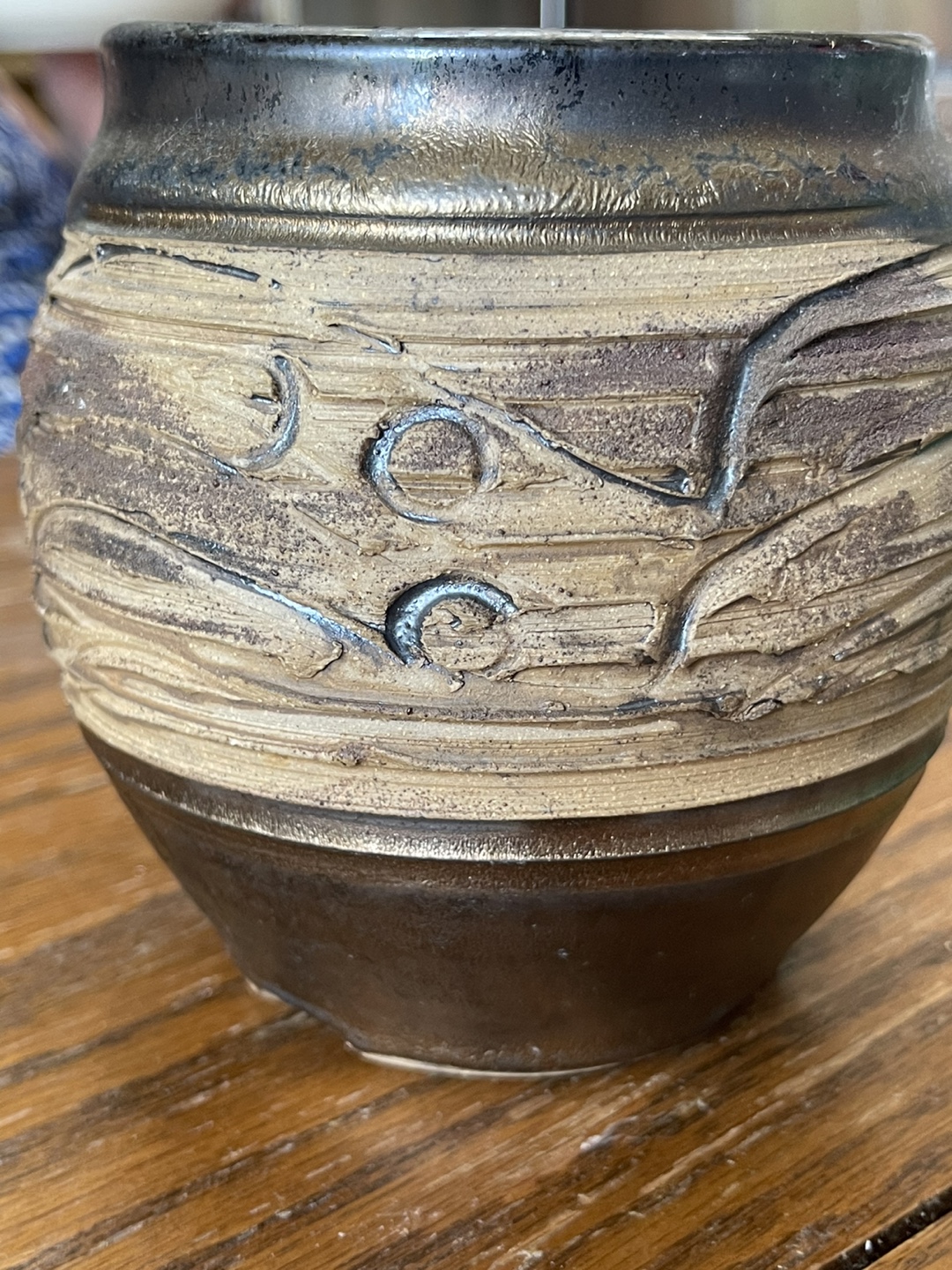 Handcrafted Pottery Vase - Signed - photo 2