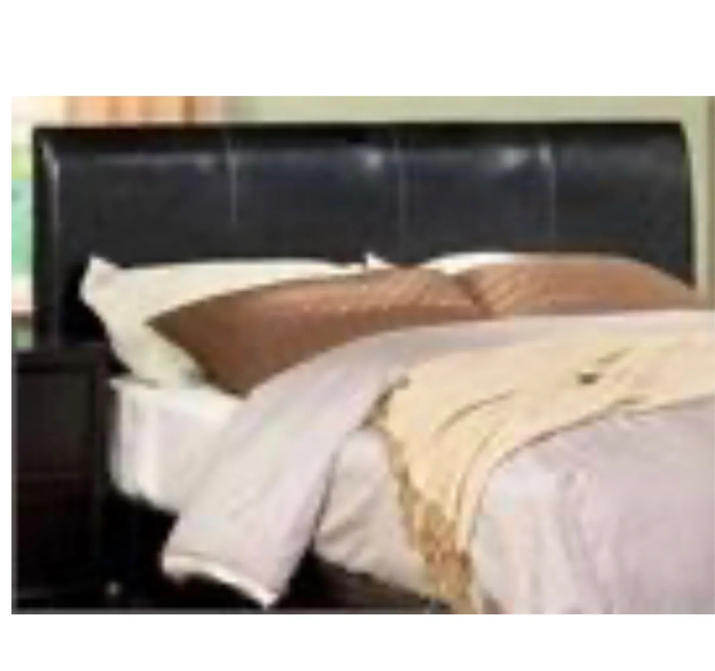 Black Leather Headboard thumbnail