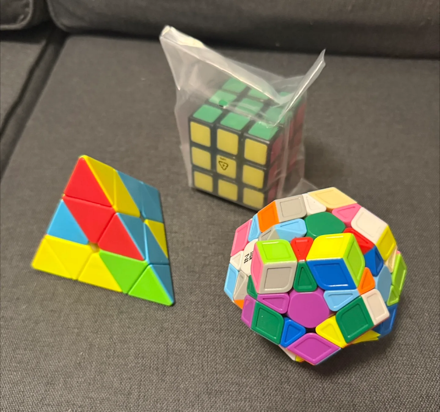Set of 3 Rubik's Cube Style Puzzles thumbnail