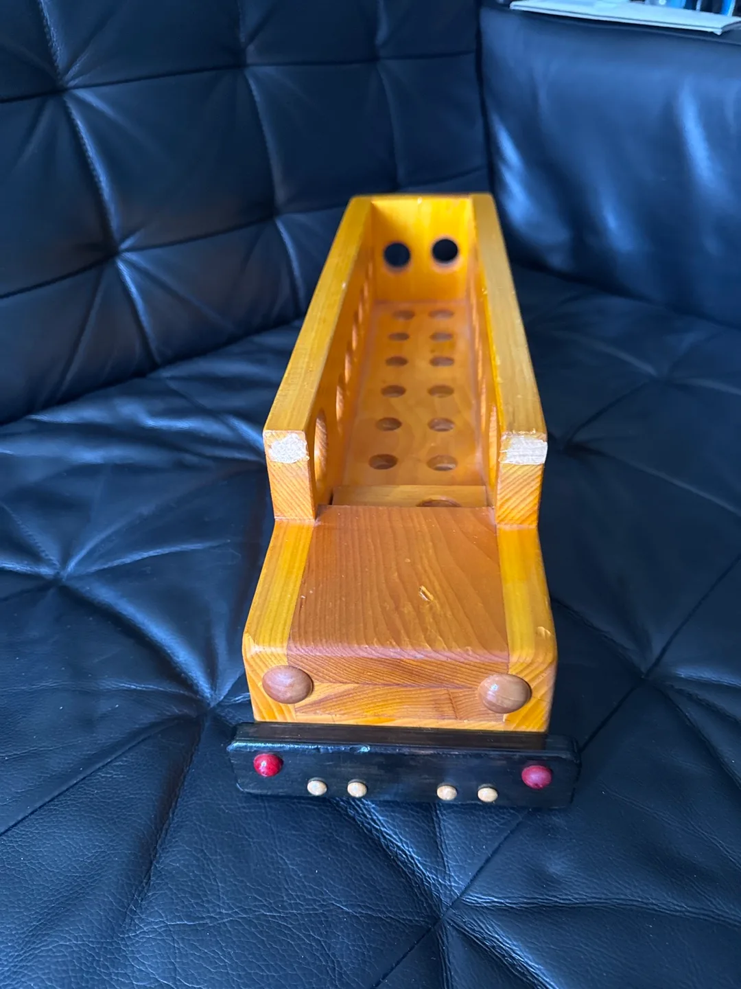 Wooden Toy School Bus thumbnail