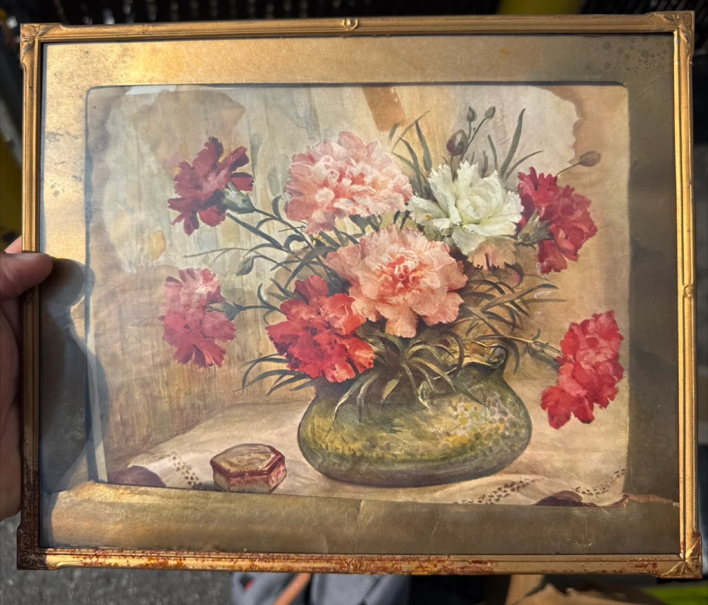 Original painting signed Maude Angell Floral (act. 1888-1924) thumbnail