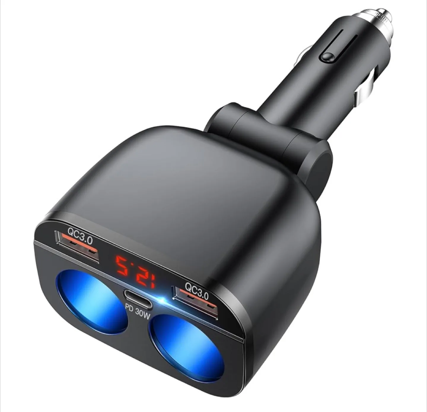 Car Cigarette Lighter Splitter Adapter thumbnail