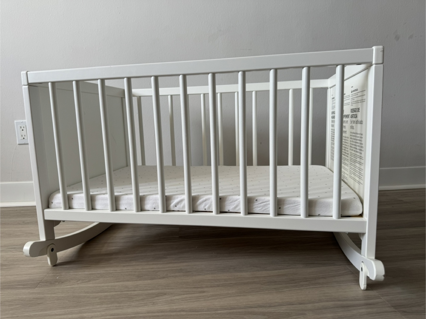 White Baby Crib