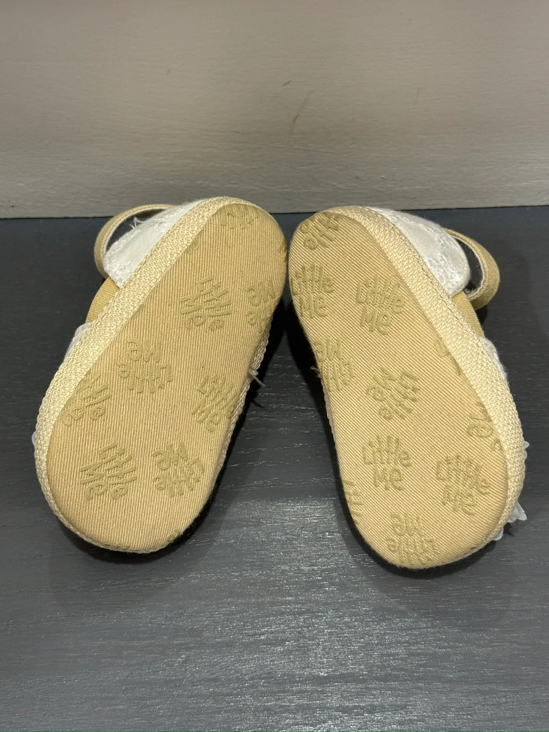 Little me infant ballerina girl shoes size 3 image indicator(5)