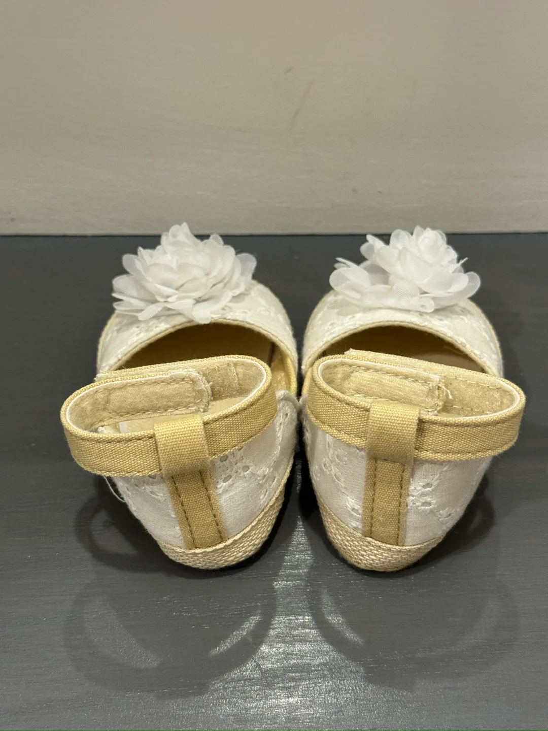 Little me infant ballerina girl shoes size 3 image indicator(3)