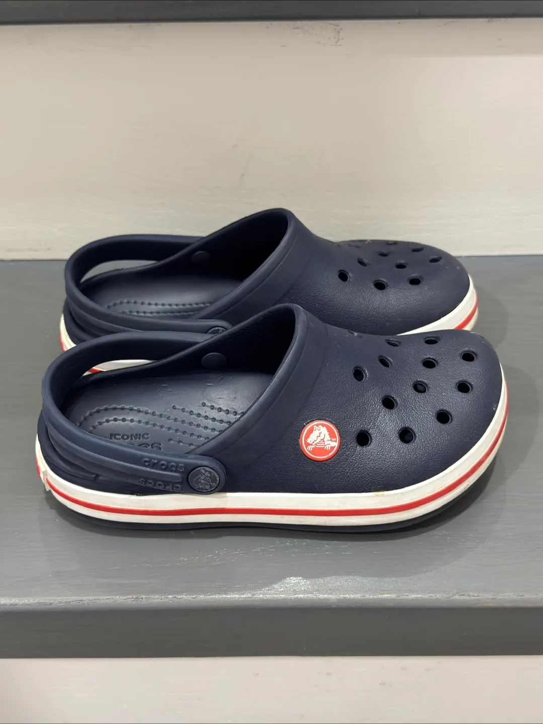 Crocs blue size 12 kids image indicator(2)