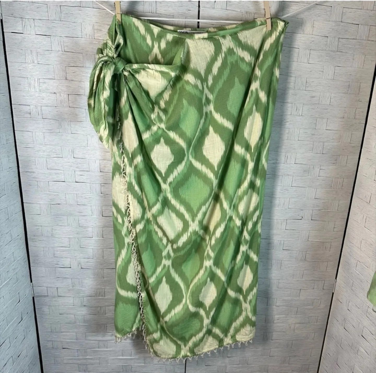 Zara Green Patterned Co-ord Set Size XXL image indicator(7)
