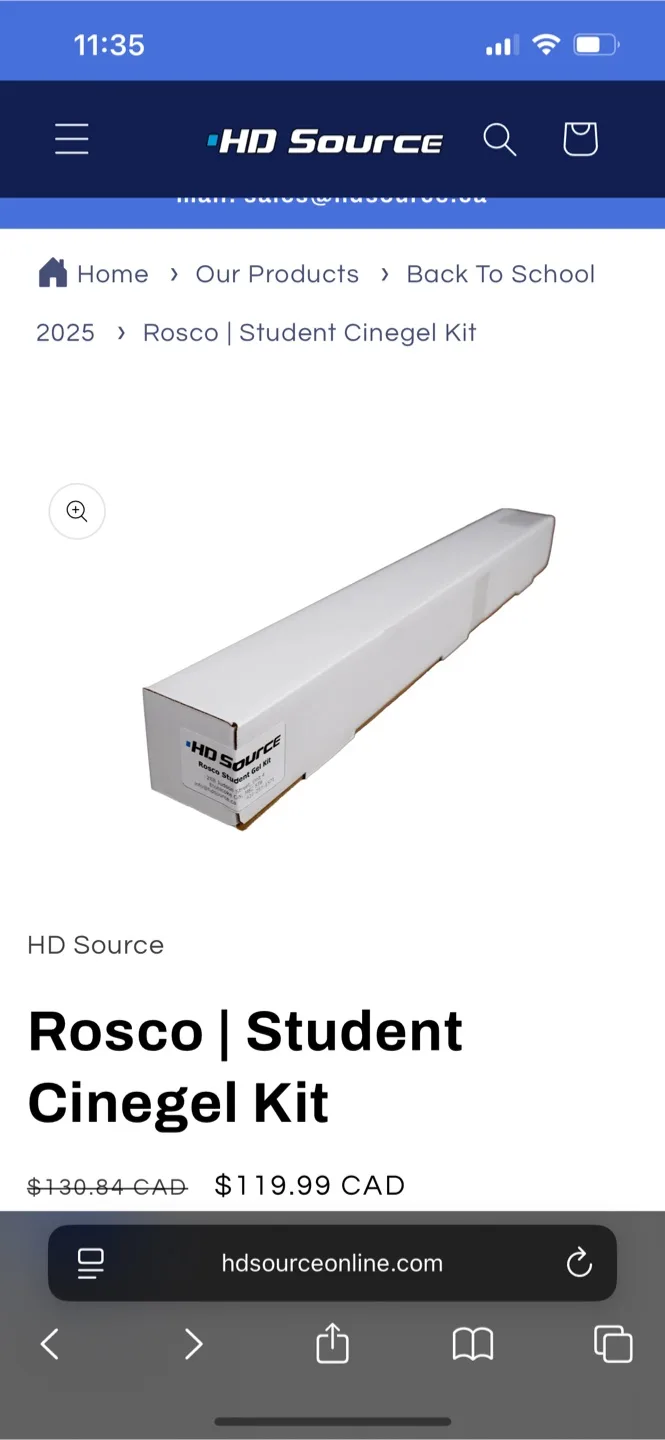 Rosco Student gel Kit image indicator(3)