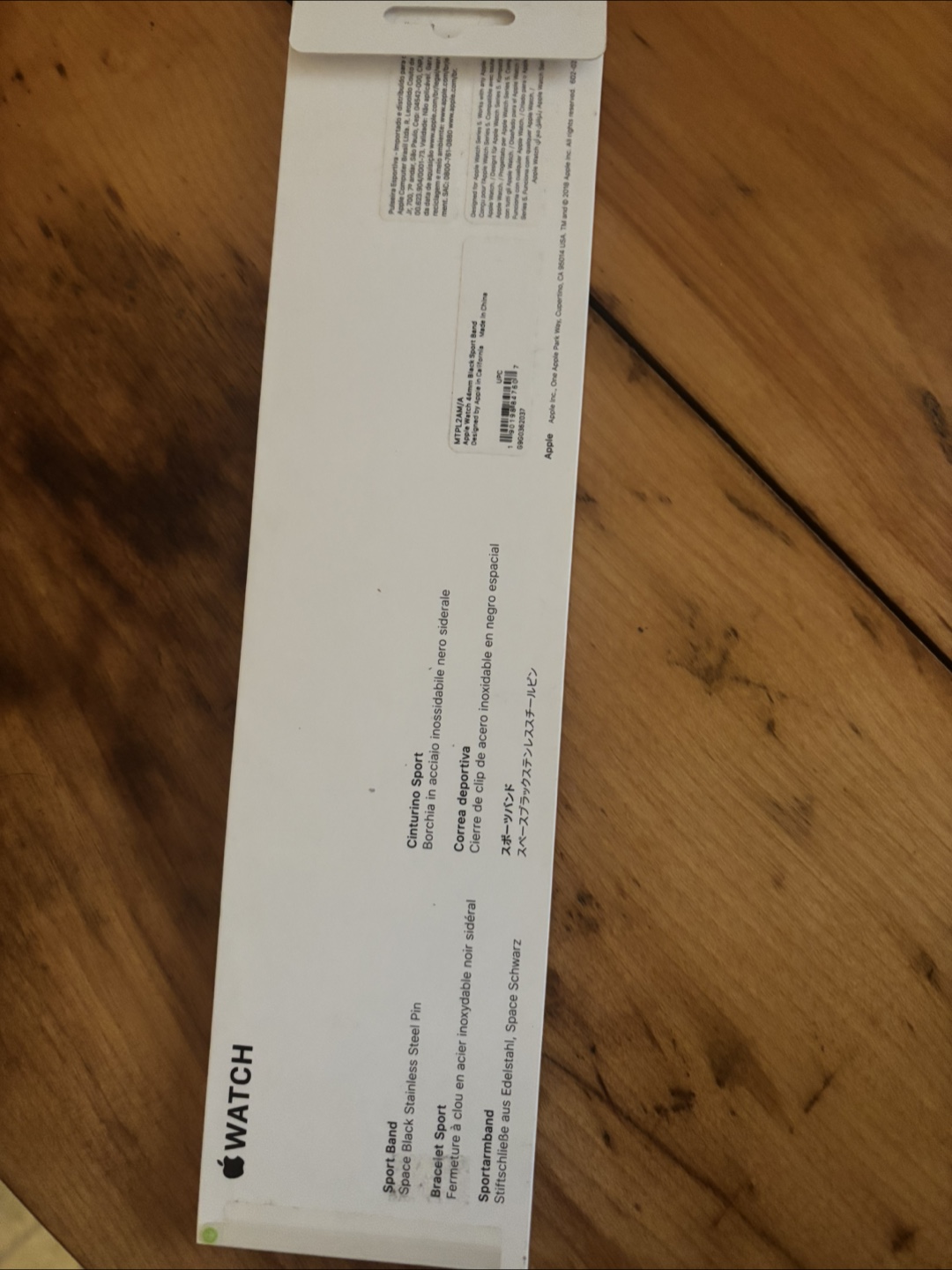 Apple Watch Space Black Sport Band - New - photo 3