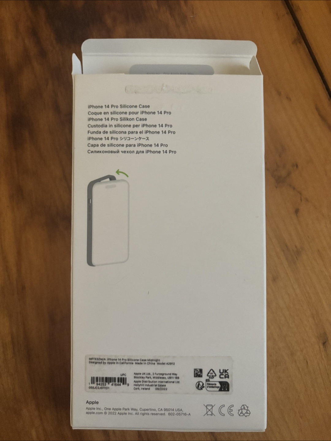 Apple iPhone 14 Pro Silicone Case - Midnight - photo 2