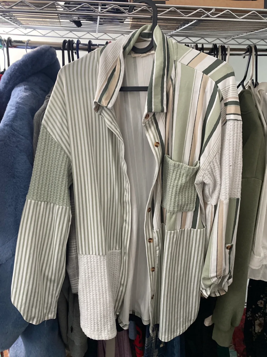 Above and Beyond Striped Shirt - Size L thumbnail