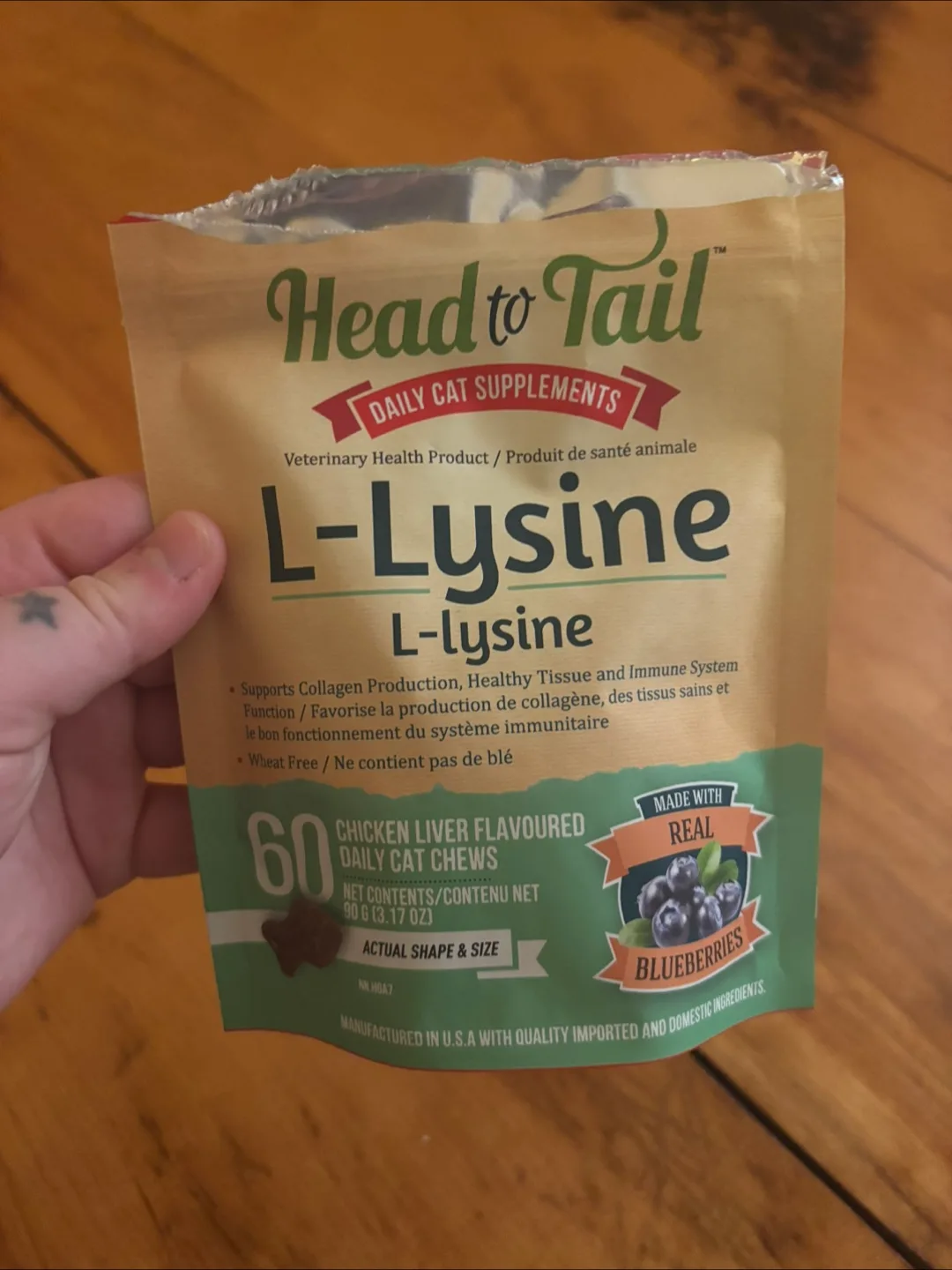 Head to Tail L-Lysine Daily Cat Supplements thumbnail