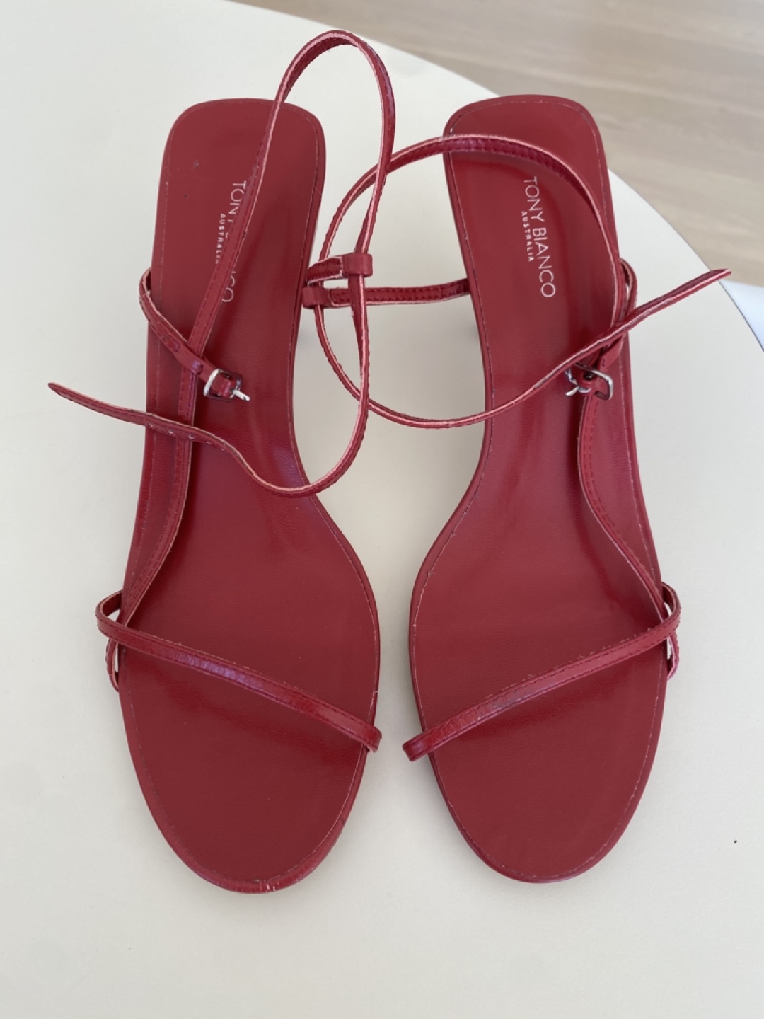 Tony Bianco Caprice Red Heels - Size 6