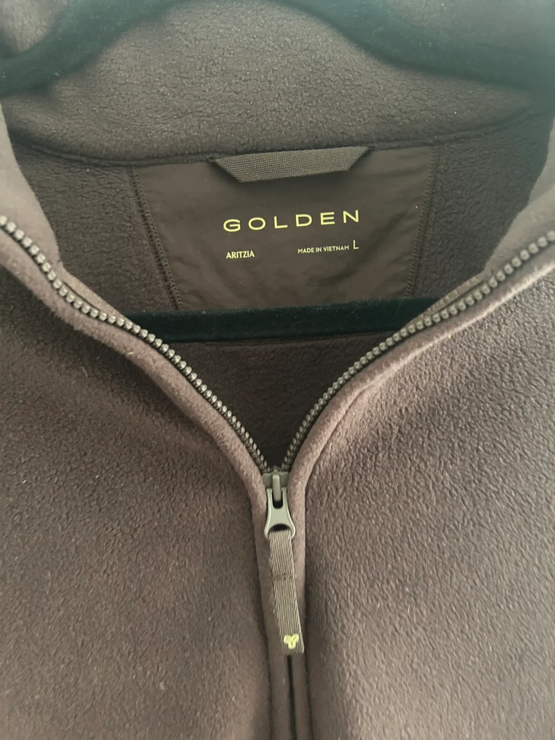Brand New Aritzia Golden Fleece Zip Up - Size L thumbnail