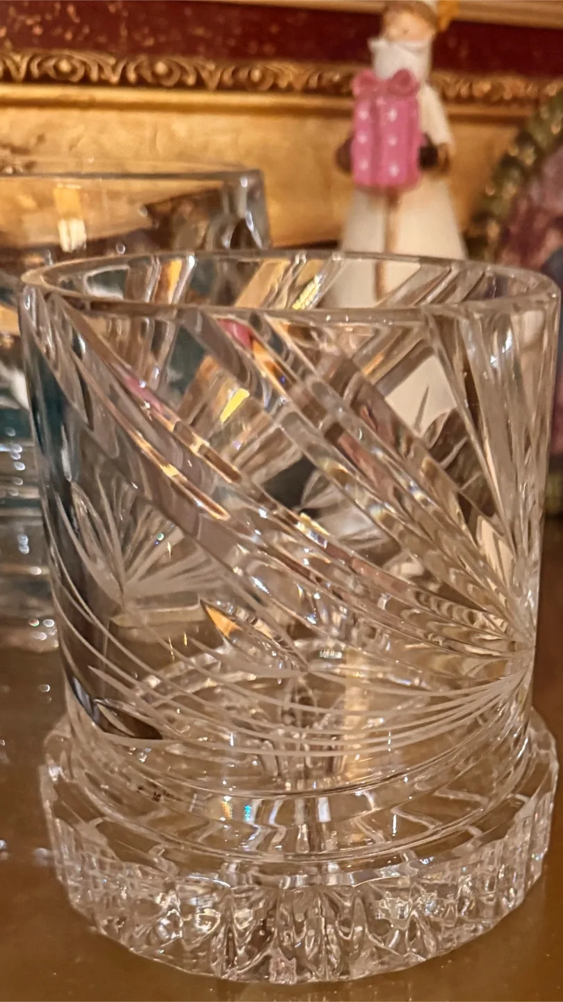 Crystal Cut Glass container thumbnail