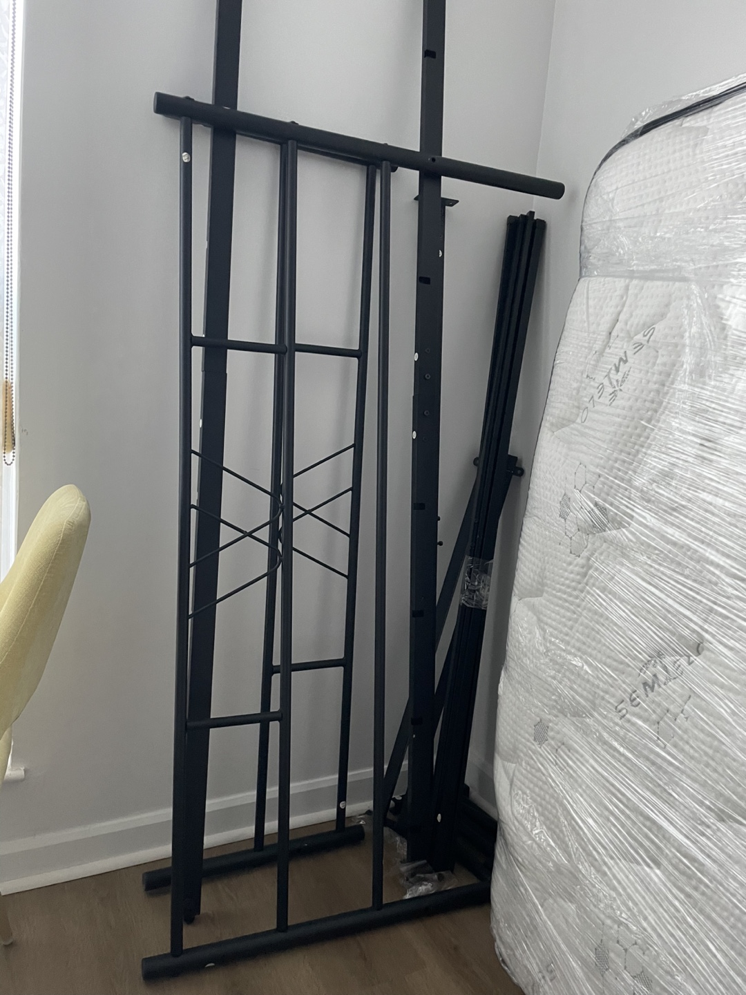 Black Metal Bed Frame Double