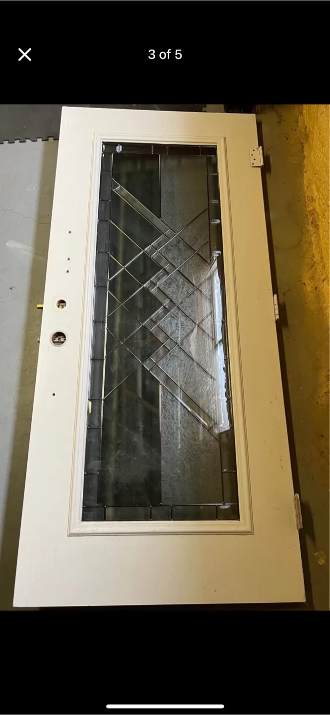 Exterior Door with Leaded Glass image indicator(2)