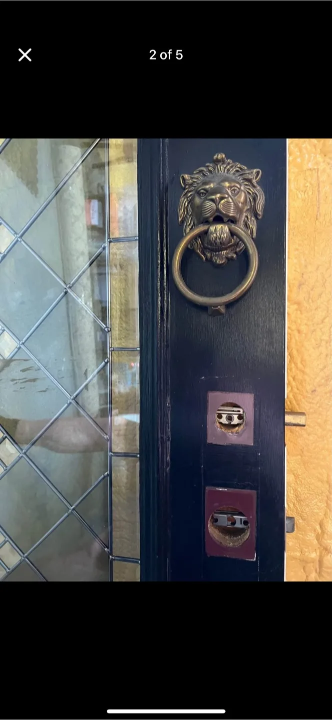 Exterior Door with Leaded Glass image indicator(3)