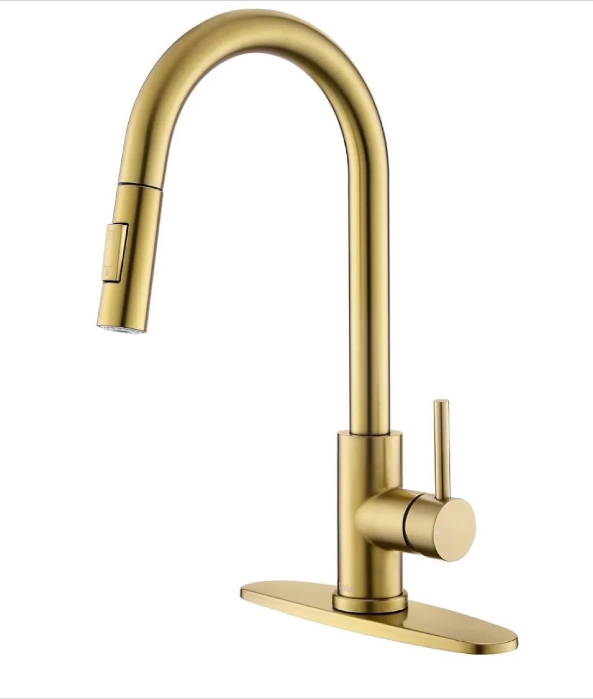 Tohlar Gold Pull Down Kitchen Faucet - NEW thumbnail