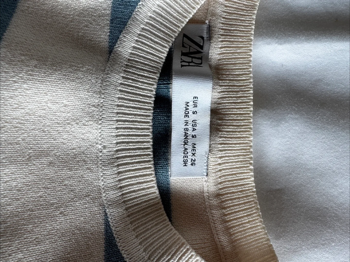 Zara Striped Knit Vest - Size S image indicator(3)