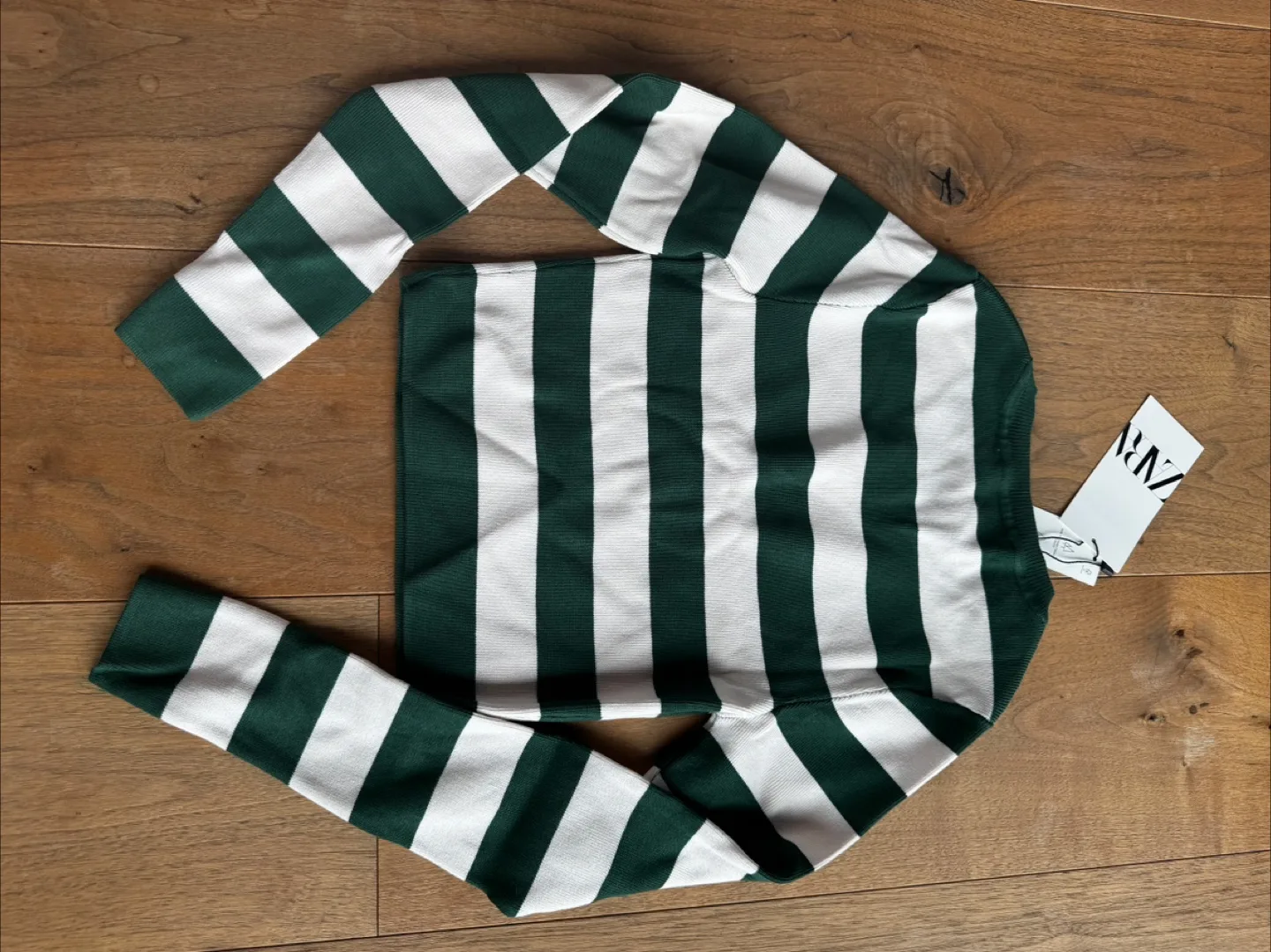 Zara Striped Knit Sweater - Size S image indicator(2)