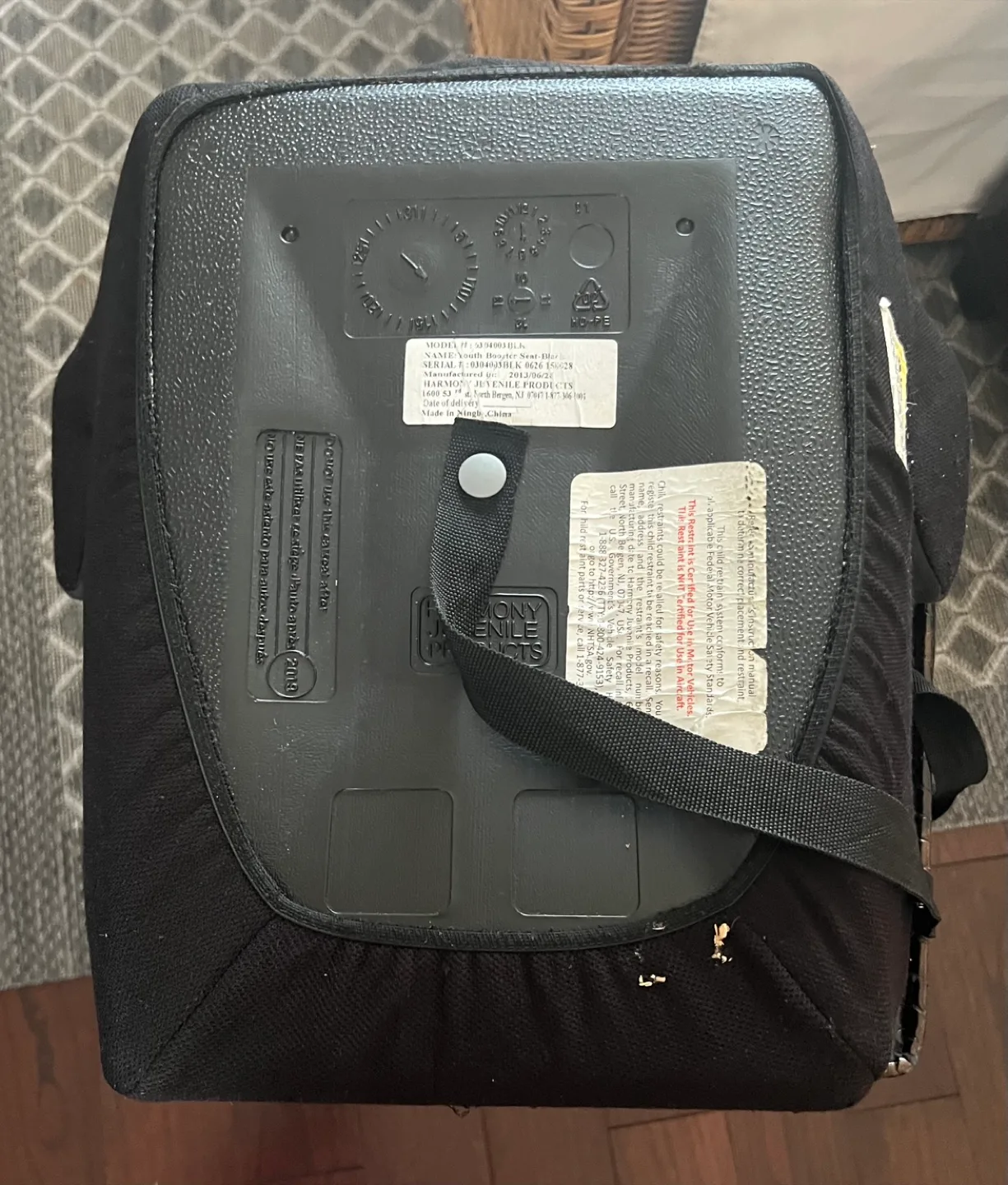 Harmony Youth Booster Seat - Black image indicator(6)