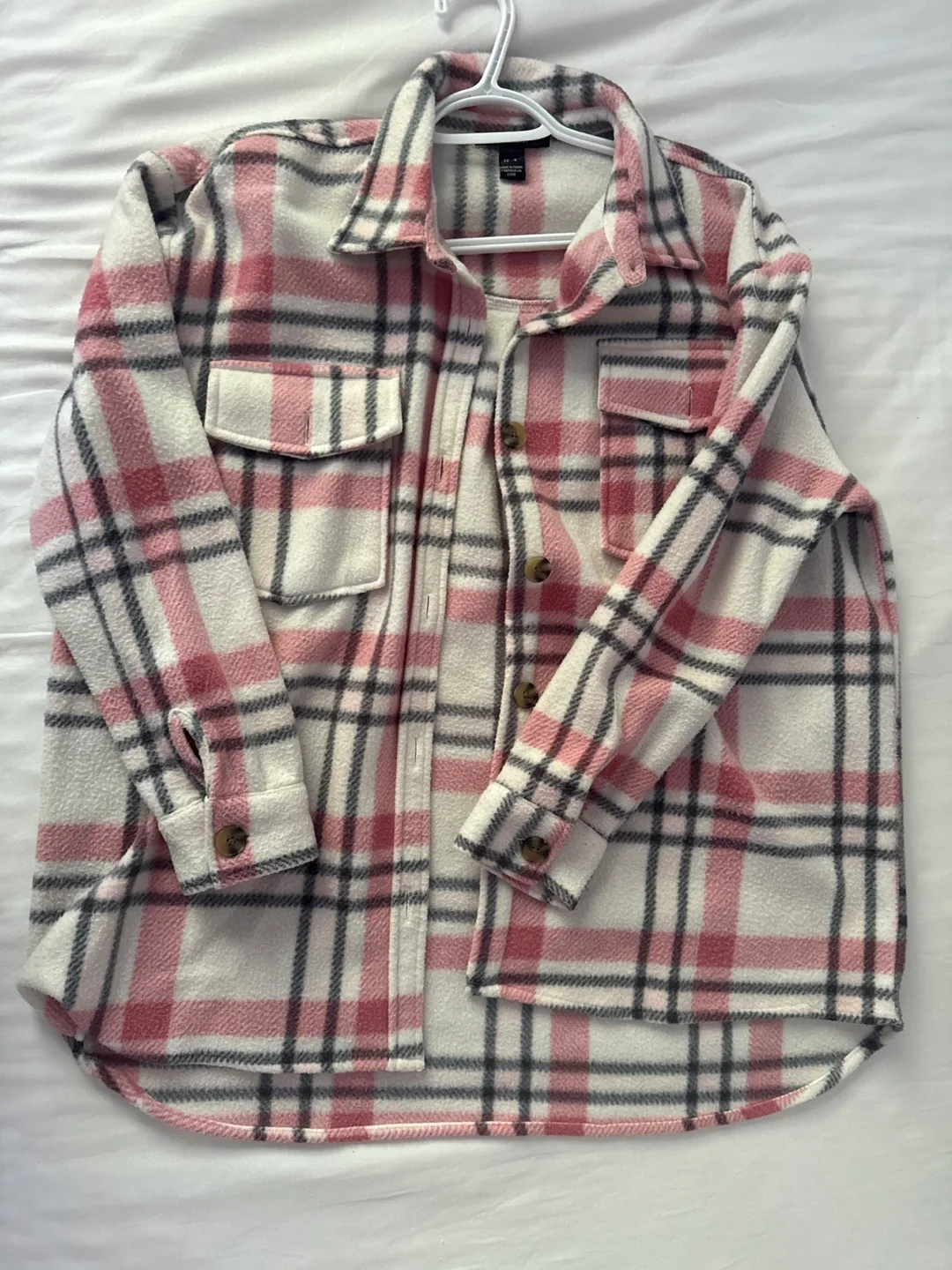Forever 21 Plaid Shacket - Size L thumbnail