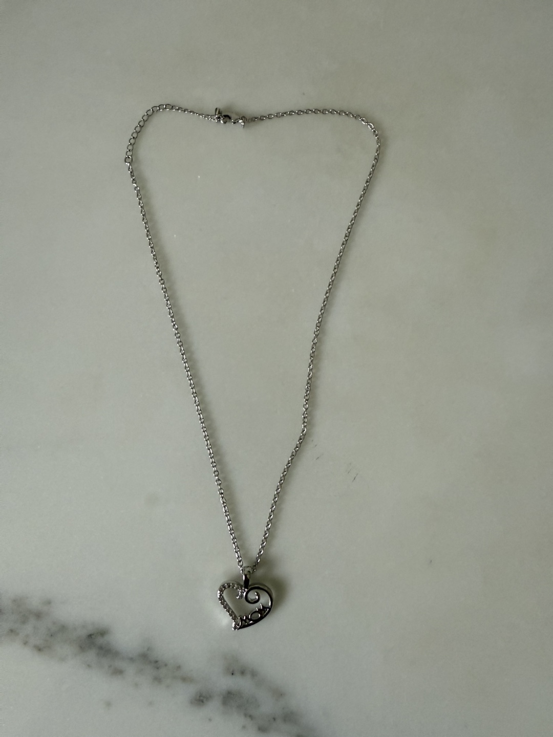 Silver Plated Heart Pendant Necklace - photo 2