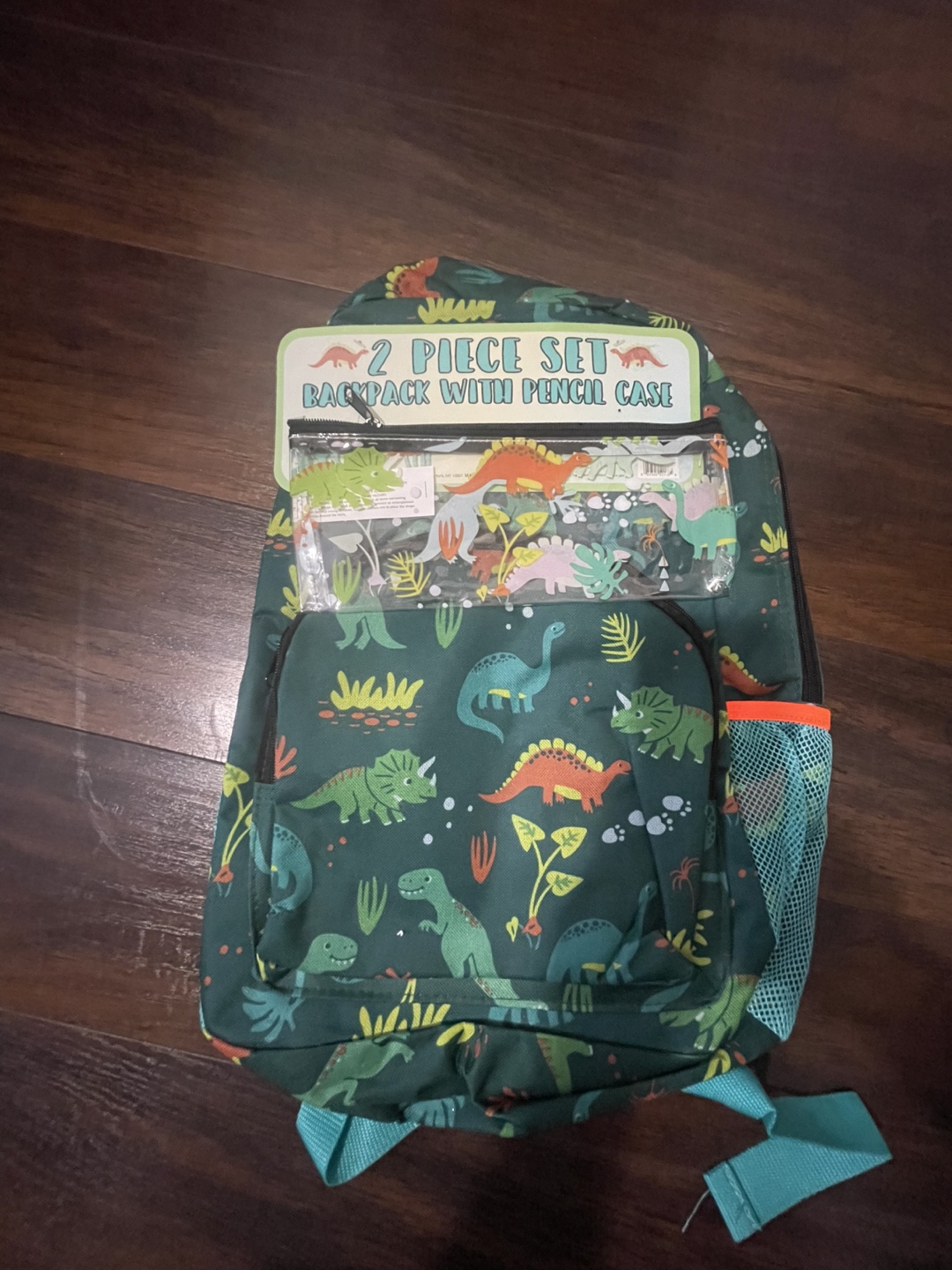 Dinosaur Backpack with Pencil Case - 2 Piece Set
