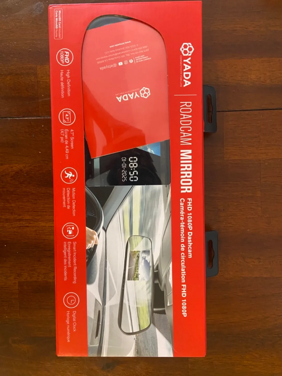 New Yada Roadcam Mirror FHD 1080P Dashcam thumbnail