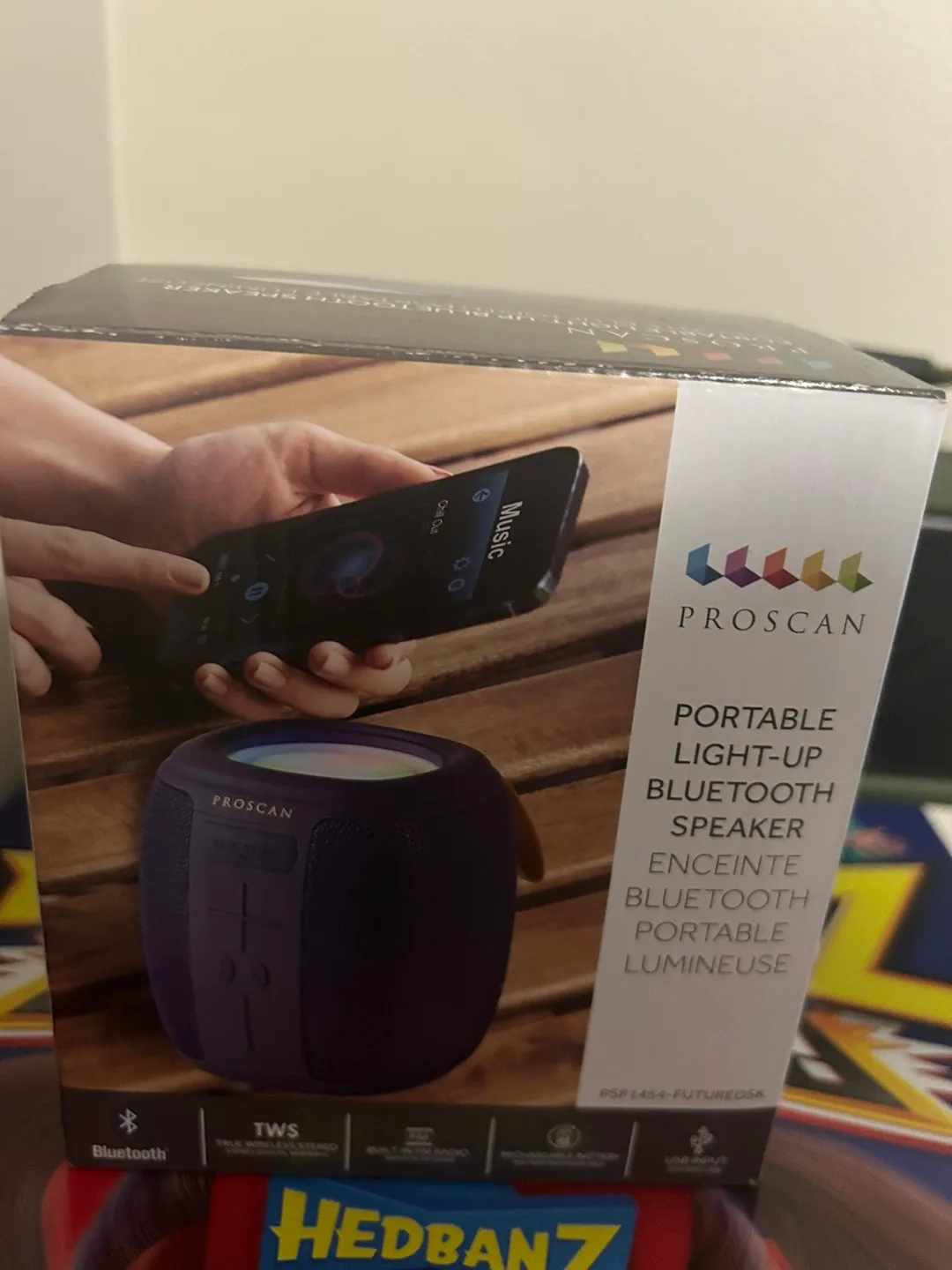 Proscan Portable Light-Up Bluetooth Speaker thumbnail