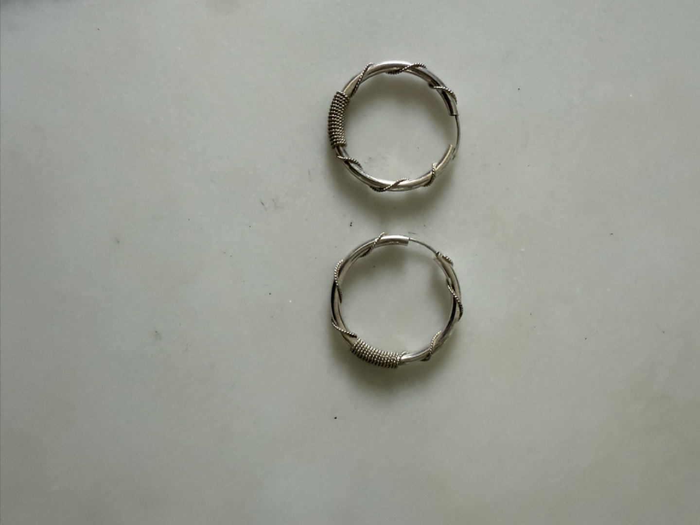 Silver Hoop Earrings