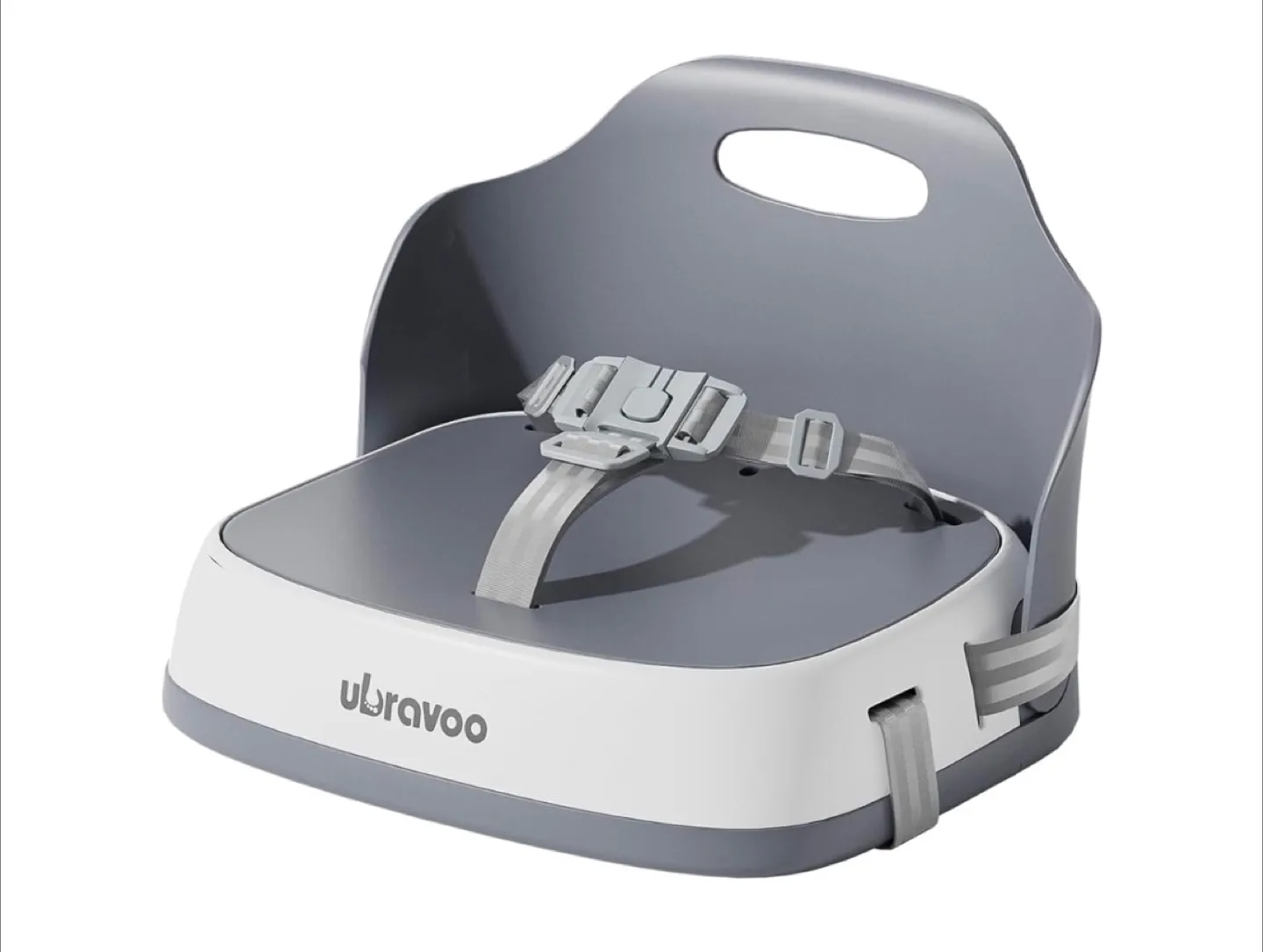Ubravoo Baby Booster Seat - Grey & White thumbnail