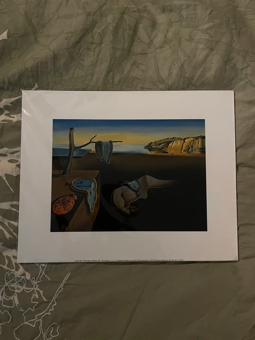 MOMA Salvador Dali 'Persistence of Memory’ print thumbnail