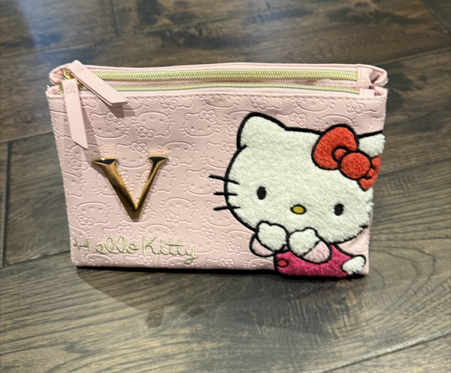 Hello Kitty Pink Cosmetic Travel Bag