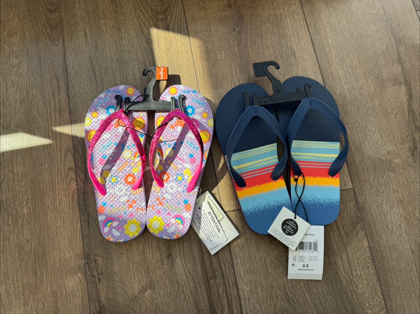 George Flip Flops - Size 2-3 - New thumbnail
